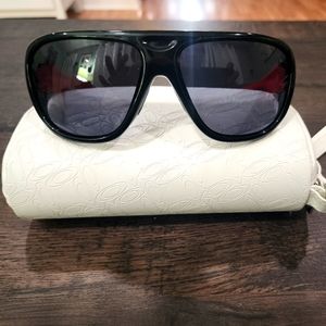 Oakley• Correspondent pink and black sunglasses w/white case. O9094-01